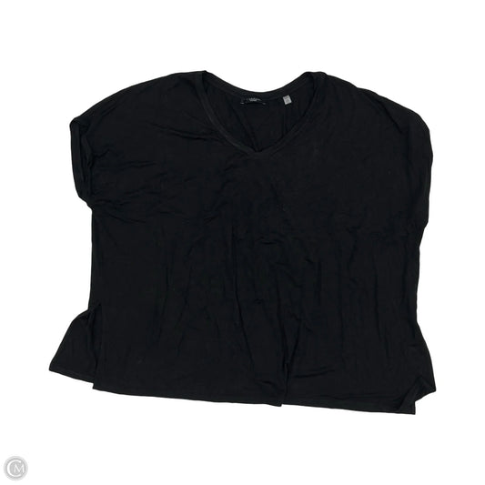 Top Short Sleeve Basic By Tahari In Black, Size: 3x