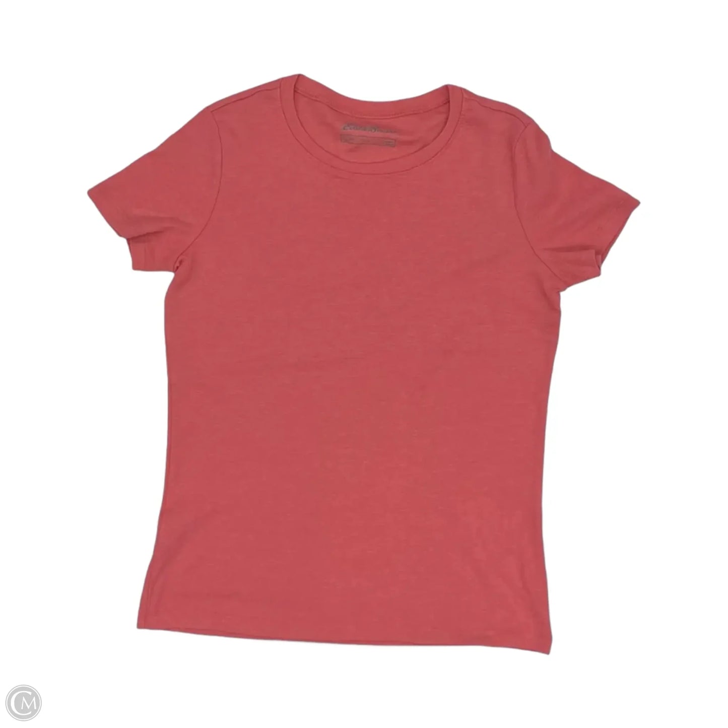 Top Short Sleeve Basic By Eddie Bauer In Pink, Size: L