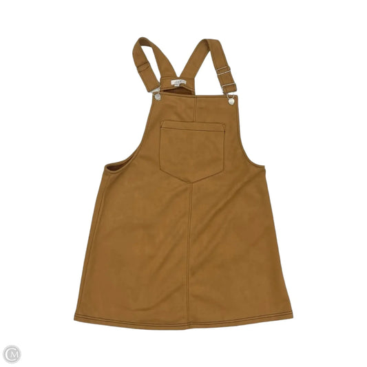 Dress Casual Short By As U Wish In Tan, Size: L