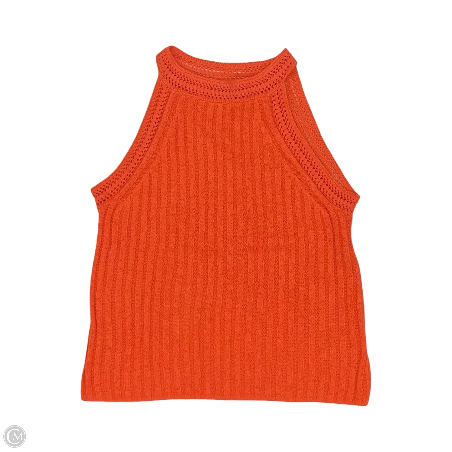 Top Sleeveless By Talbots In Orange, Size: Xl