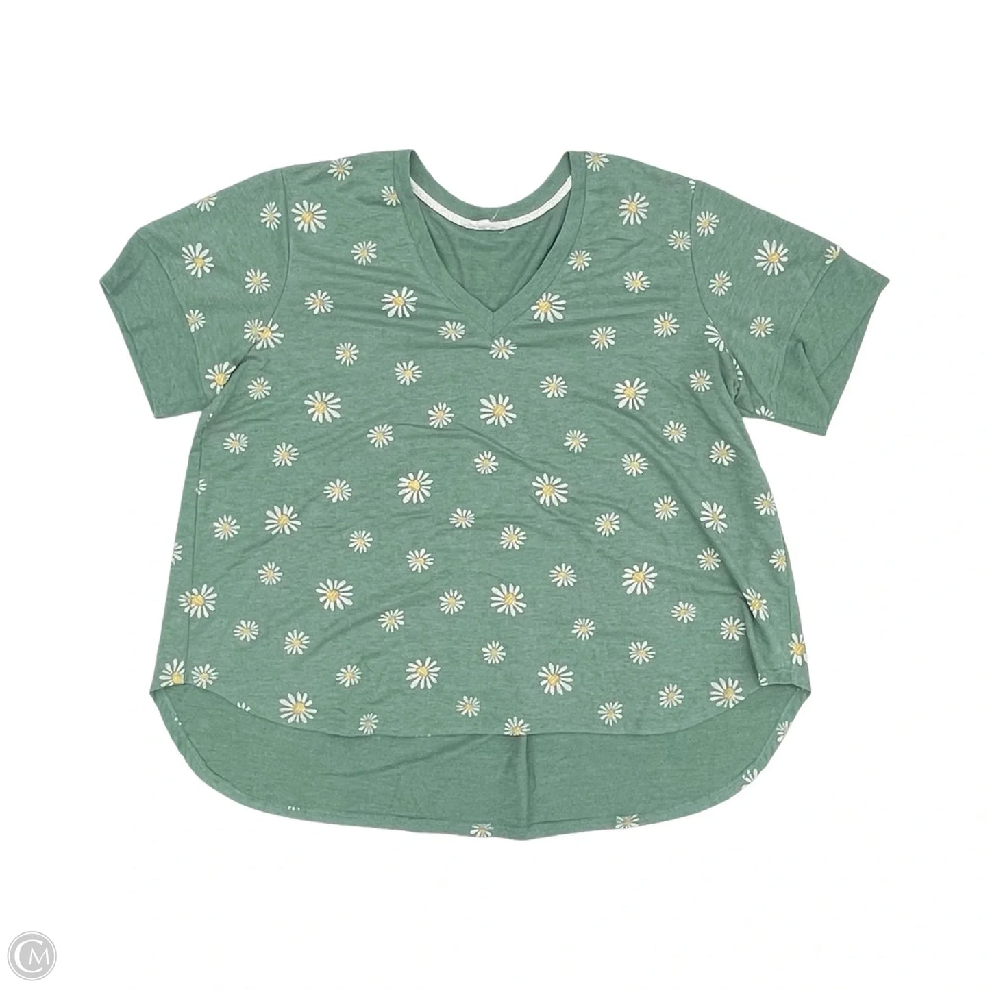 Top Short Sleeve By Jane And Delancey In Green, Size: 2x