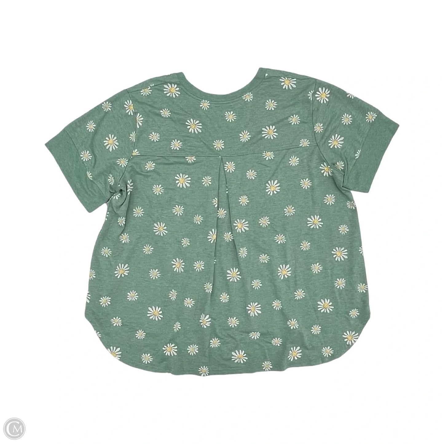 Top Short Sleeve By Jane And Delancey In Green, Size: 2x