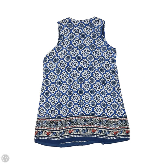 Dress Party Short By Dr2 In Blue & White, Size: M