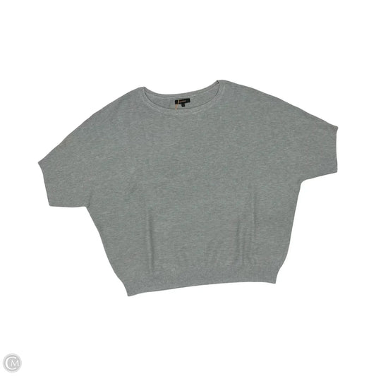 Sweater Short Sleeve By Quince In Grey, Size: L