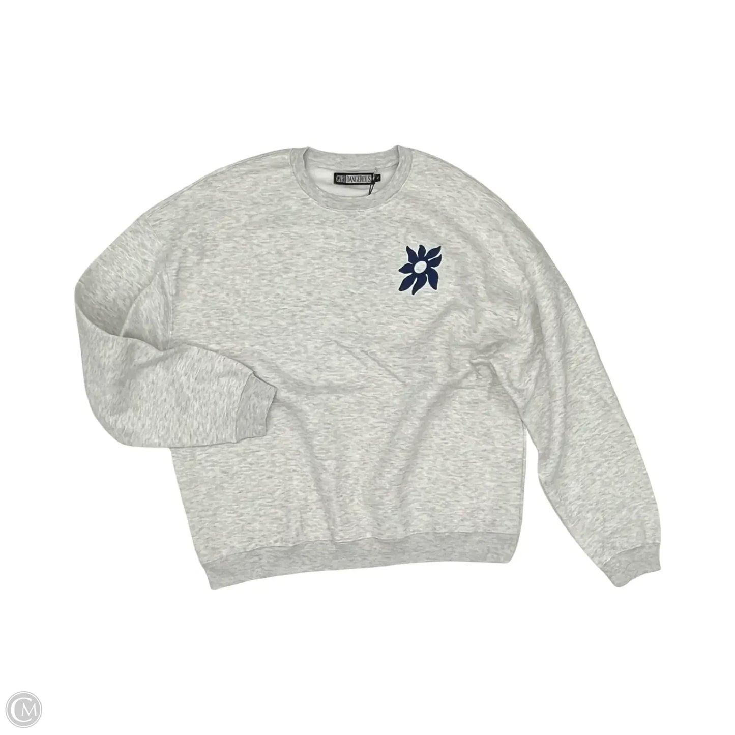 Sweatshirt Crewneck By Girl Dangerous In Grey, Size: Xl