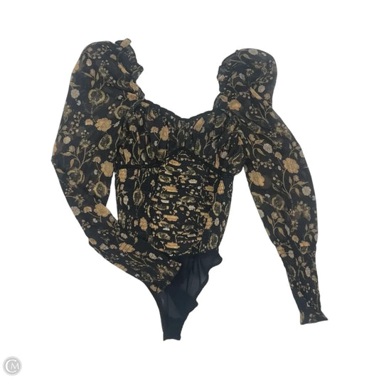Bodysuit By We The Free In Black & Gold, Size: S