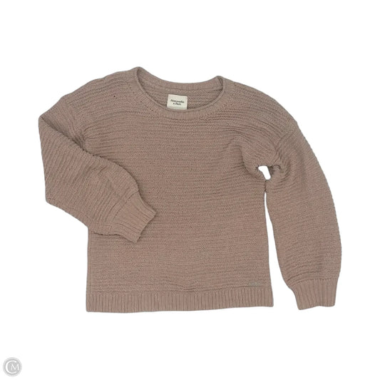 Sweater By Abercrombie And Fitch In Tan, Size: L