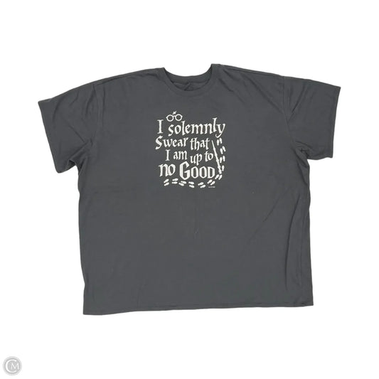 Top Short Sleeve By Clothes Mentor In Grey, Size: 2x