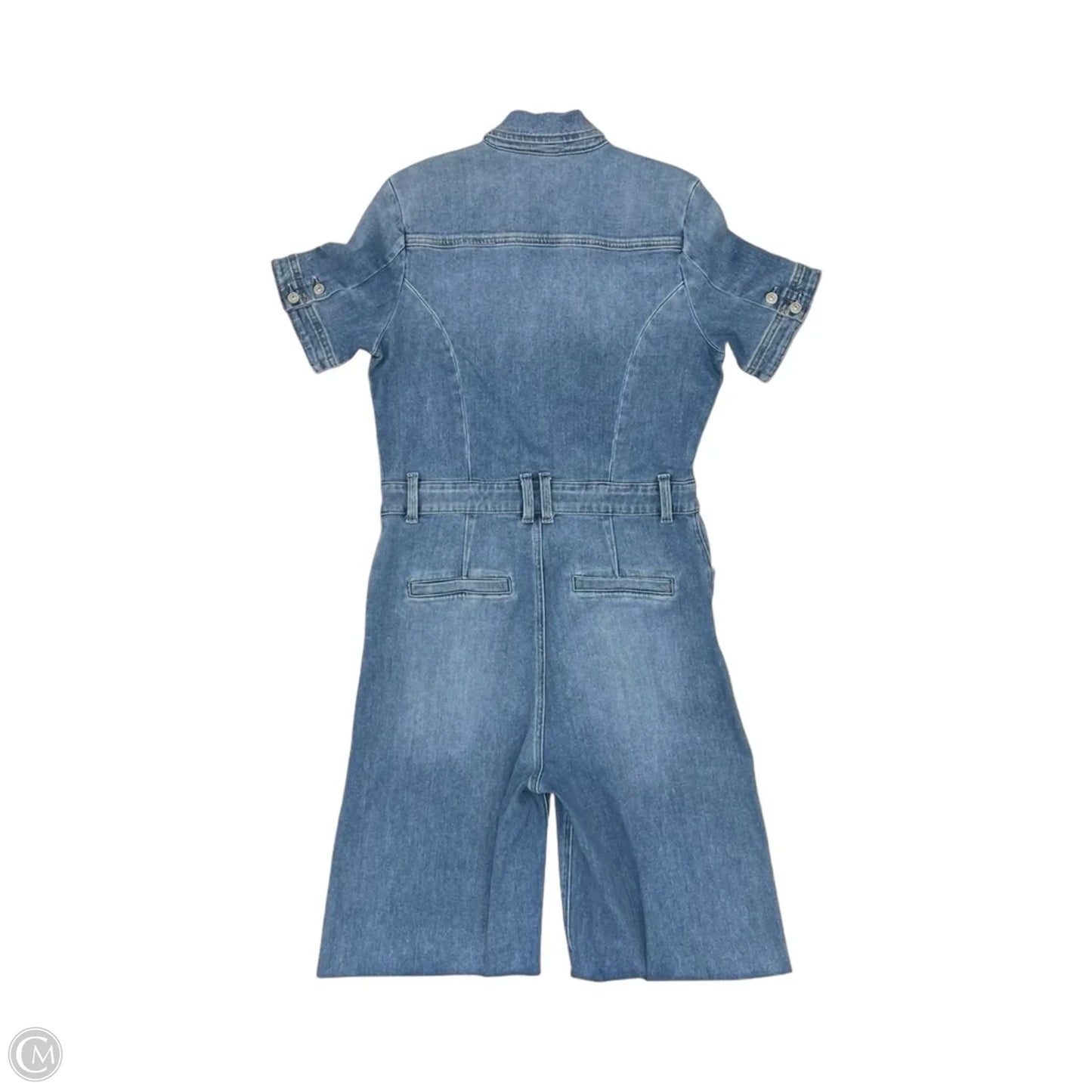 Jumpsuit By Paige In Blue Denim, Size: 8