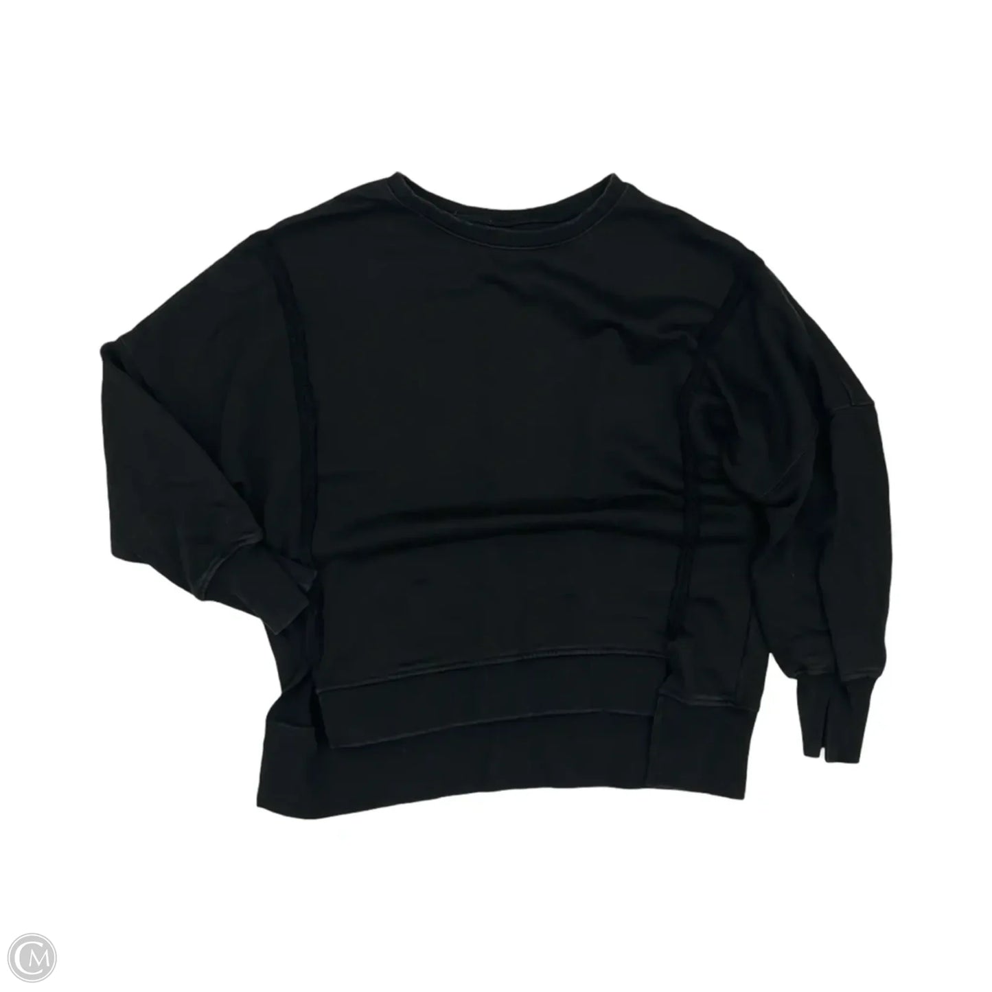 Sweatshirt Crewneck By Cme In Black, Size: S