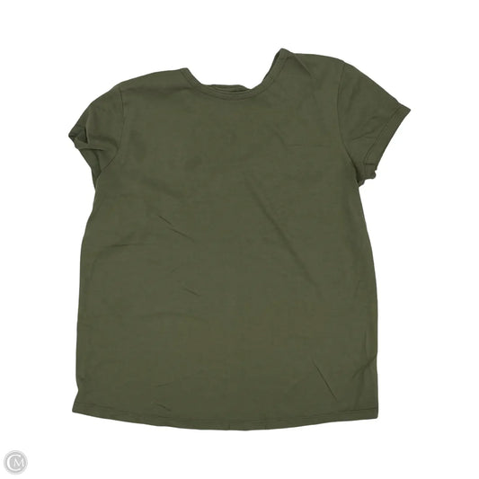 Top Short Sleeve Basic By Quince In Green, Size: S