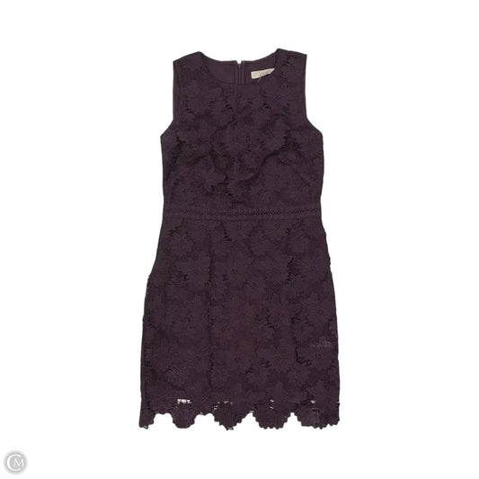 Dress Party Short By Loft In Purple, Size: 4