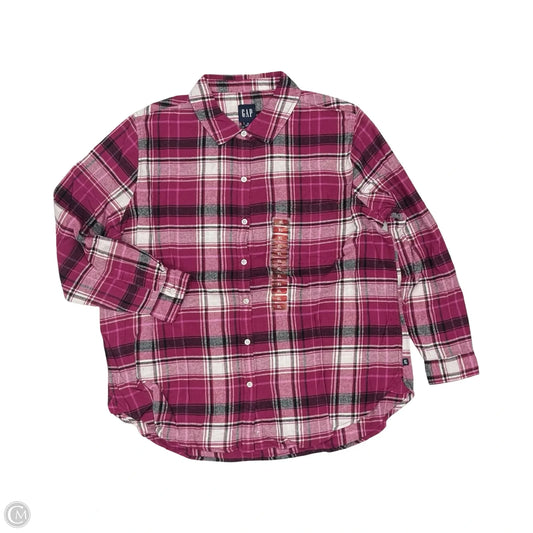 Top Long Sleeve By Gap In Pink, Size: Xl