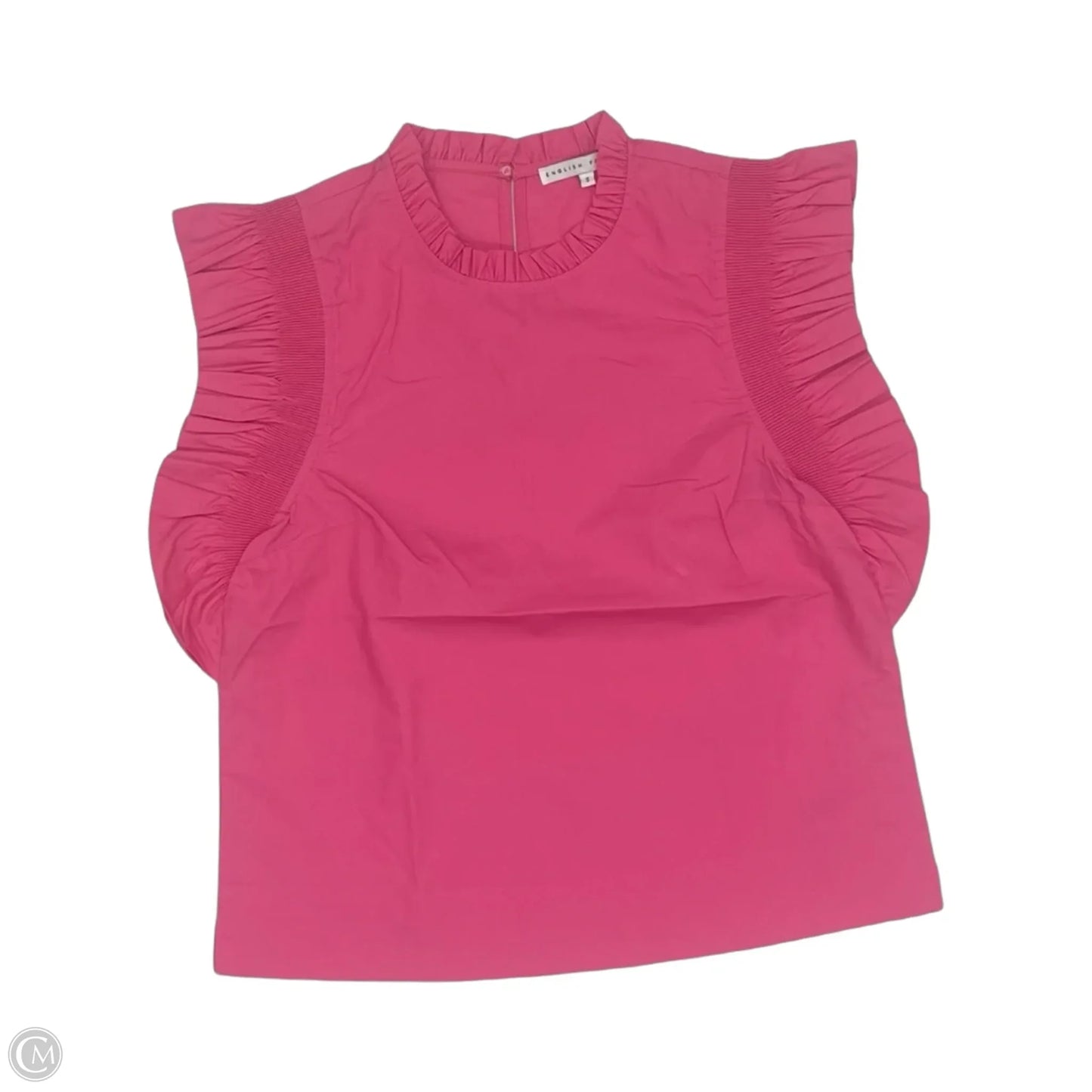 Blouse Short Sleeve By English Factory In Pink, Size: S