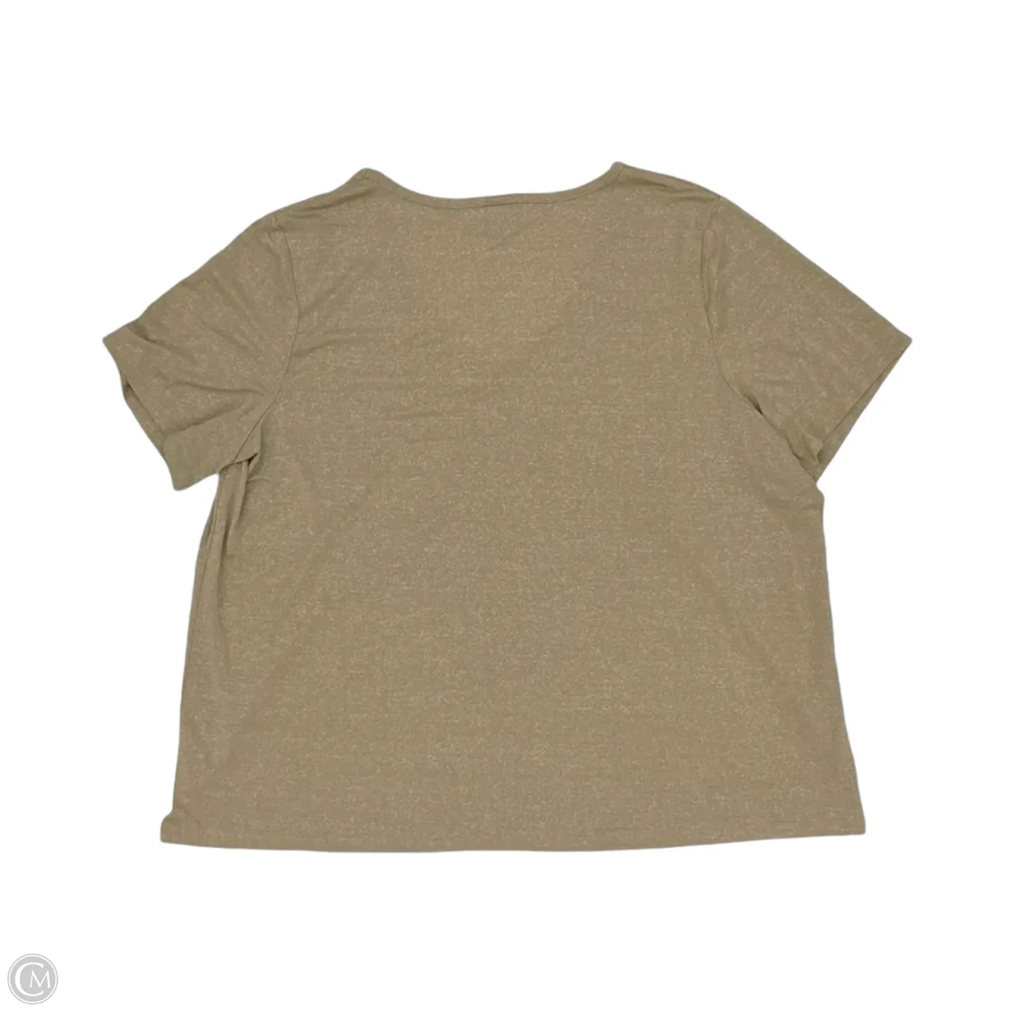 Top Short Sleeve By Old Navy In Gold, Size: Xl
