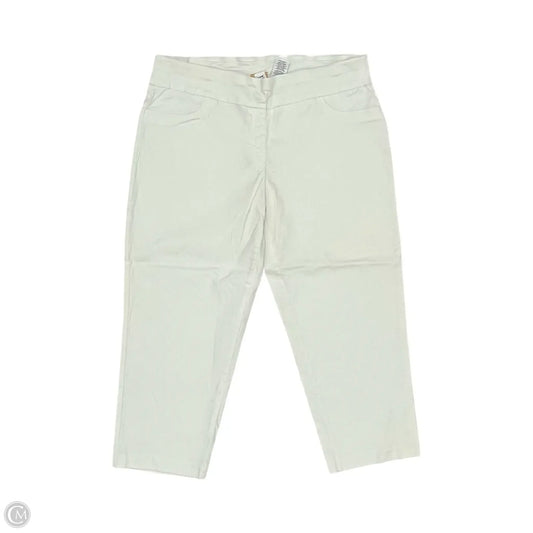 Pants Cropped By Ruby Rd In White, Size: 24w