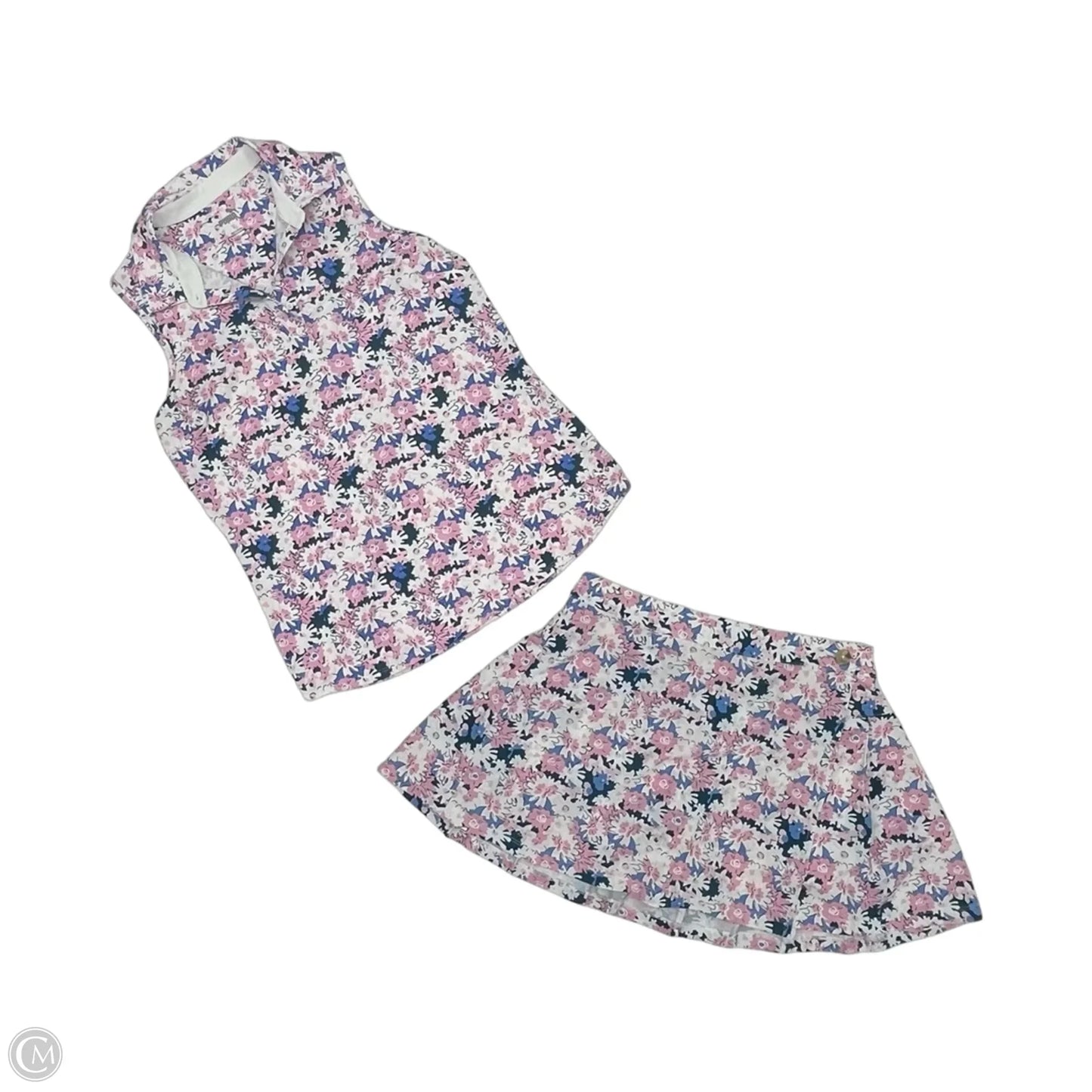 Athletic Shorts 2pc By Puma In Floral Print, Size: S