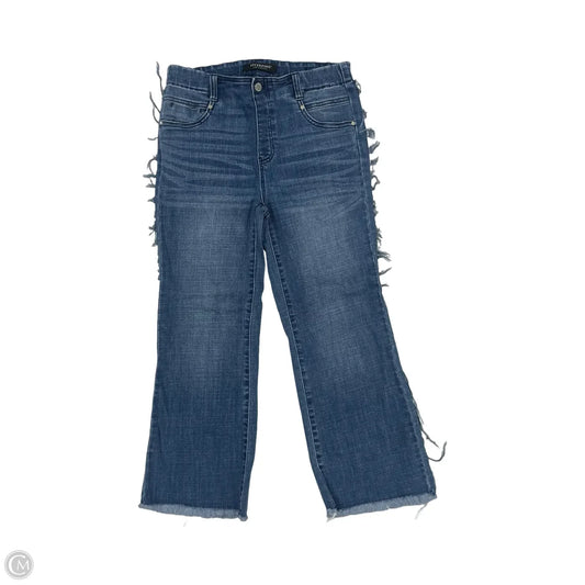 Jeans Flared By Liverpool In Blue Denim, Size: 8