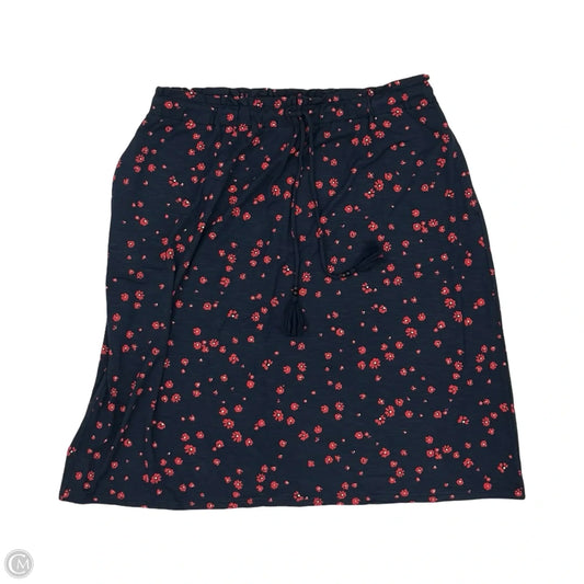 Skirt Mini & Short By J. Jill In Blue & Red, Size: S
