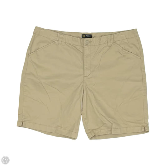 Shorts By Lee In Tan, Size: 20