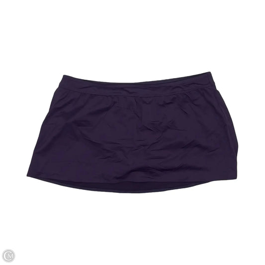 Swimsuit Bottom By Lands End In Purple, Size: 24