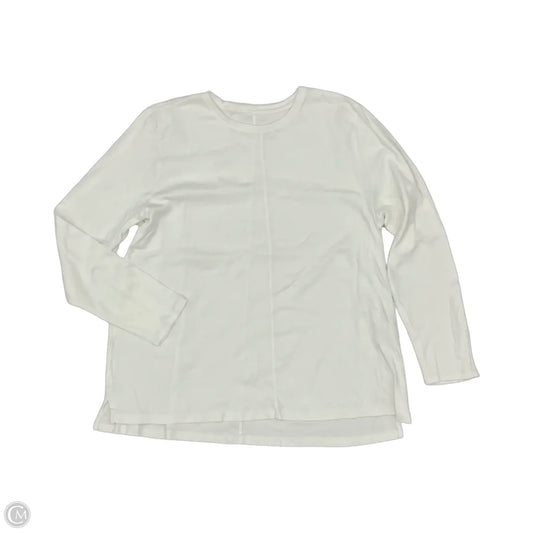 Top Long Sleeve By J. Jill In White, Size: Xl