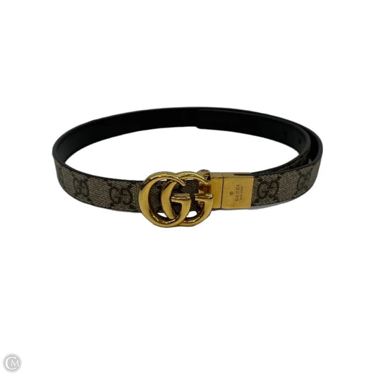 Belt Luxury Designer By Gucci, Size: