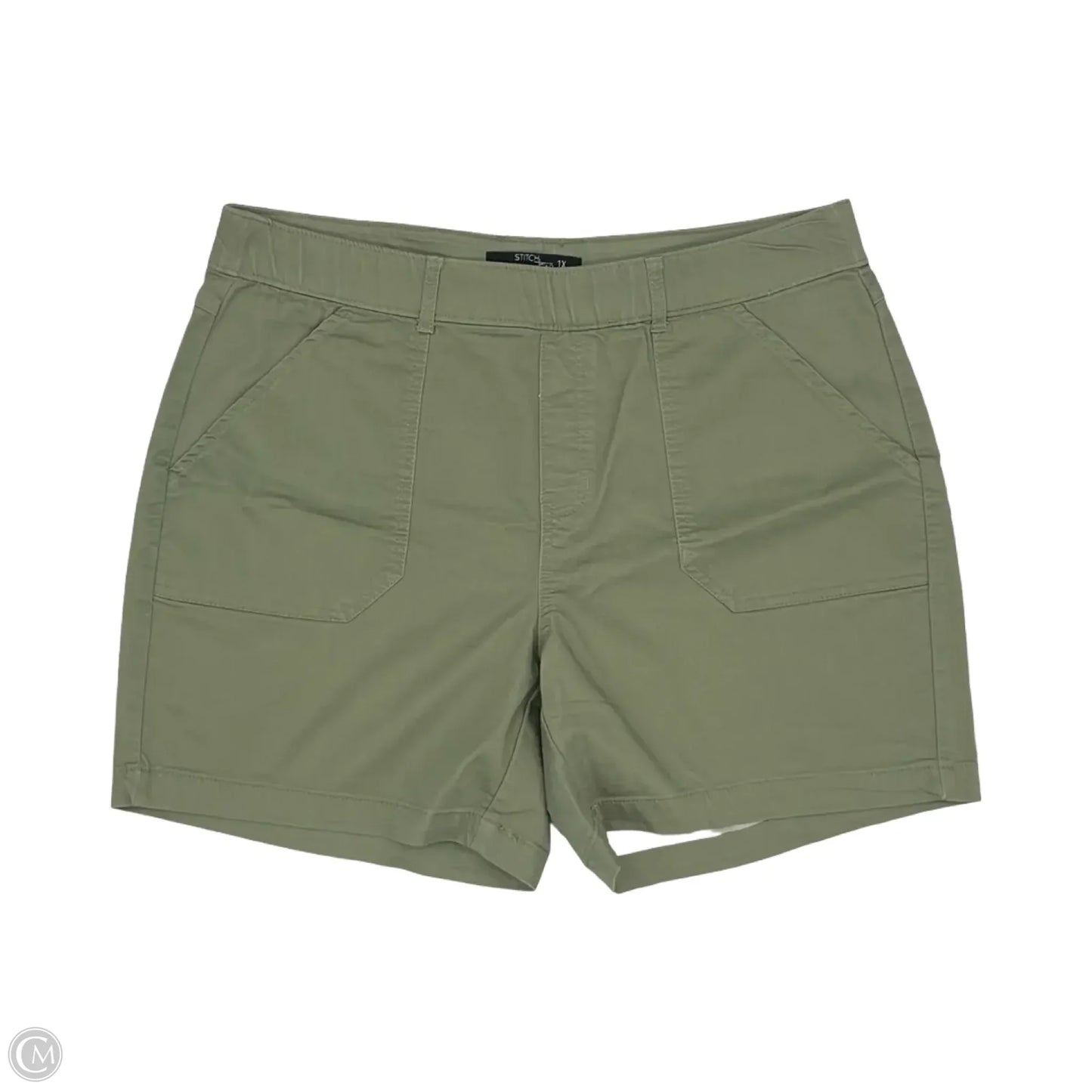 Shorts By Stitch Star In Green, Size: 1x