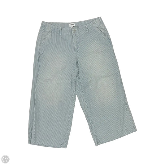 Jeans Wide Leg By Sonoma In Blue & White, Size: 18