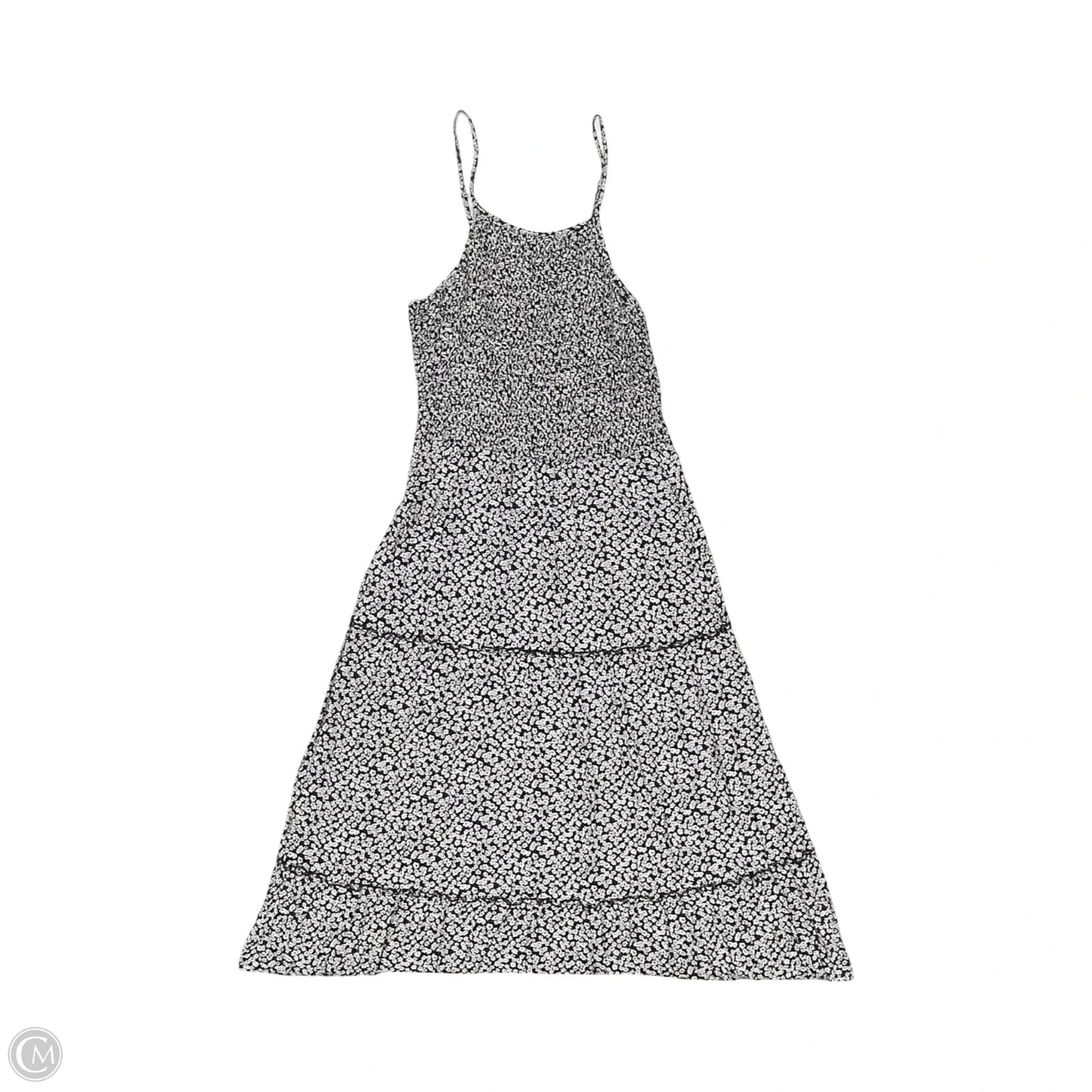 Dress Casual Maxi By Clothes Mentor In Black & White, Size: M