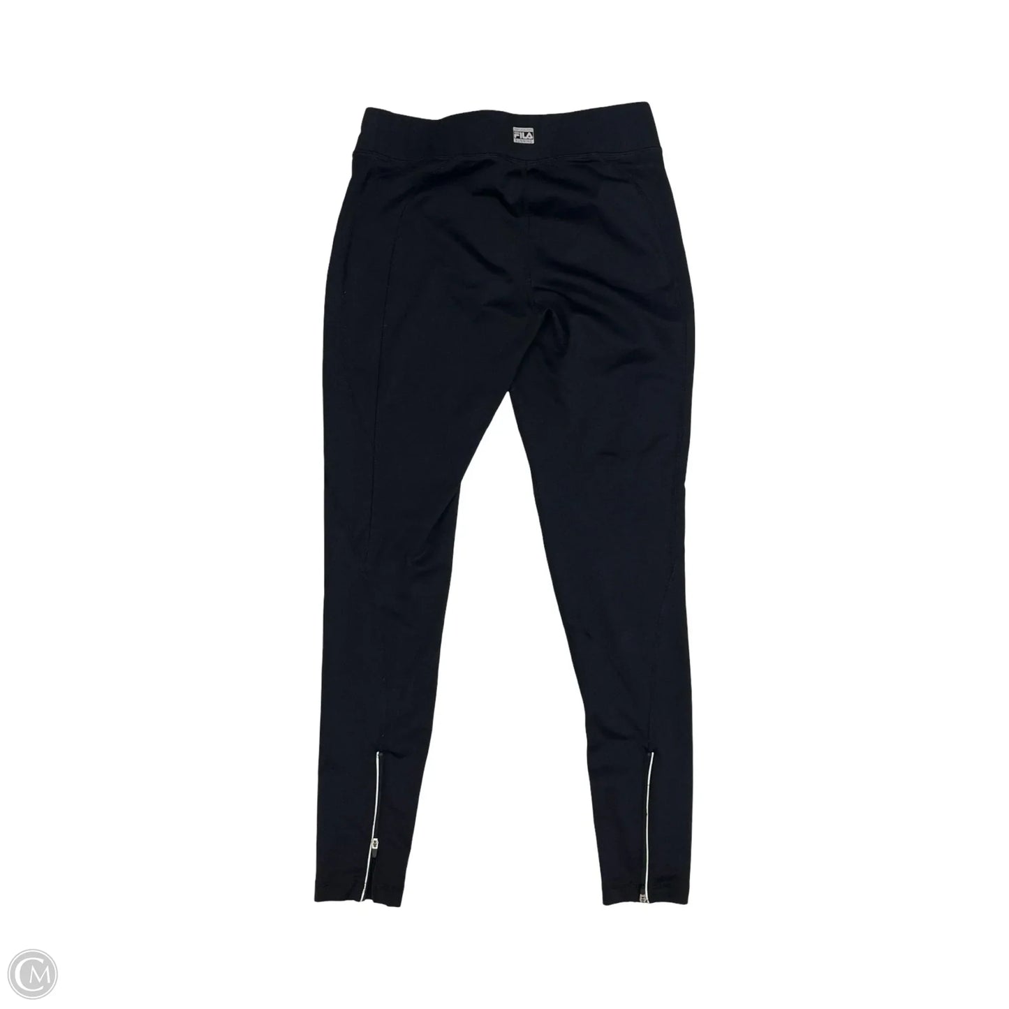 Athletic Leggings By Fila In Black, Size: S