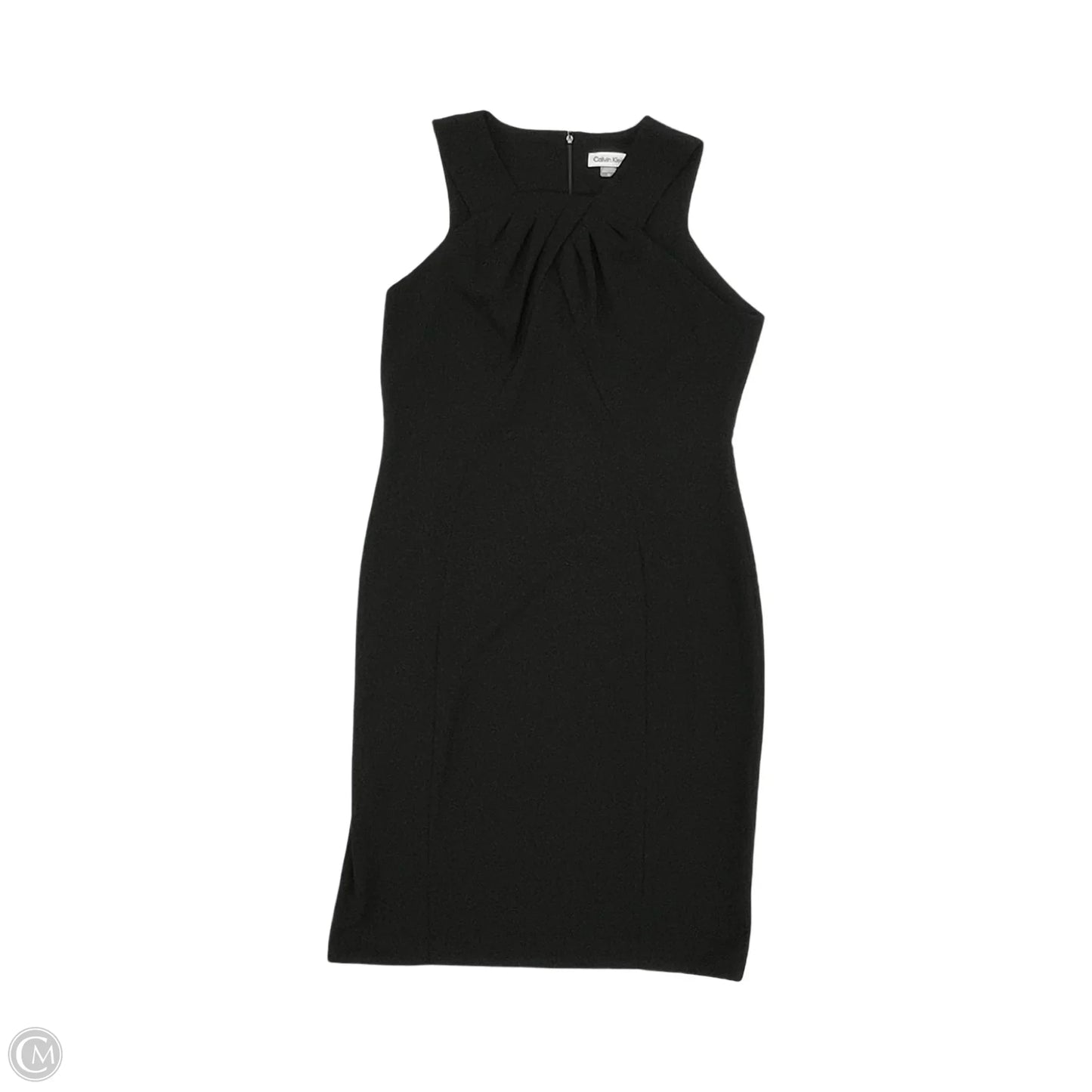 Dress Work By Calvin Klein In Black, Size: 12