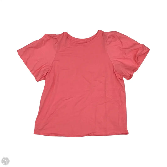 Top Short Sleeve By A New Day In Peach, Size: Xl