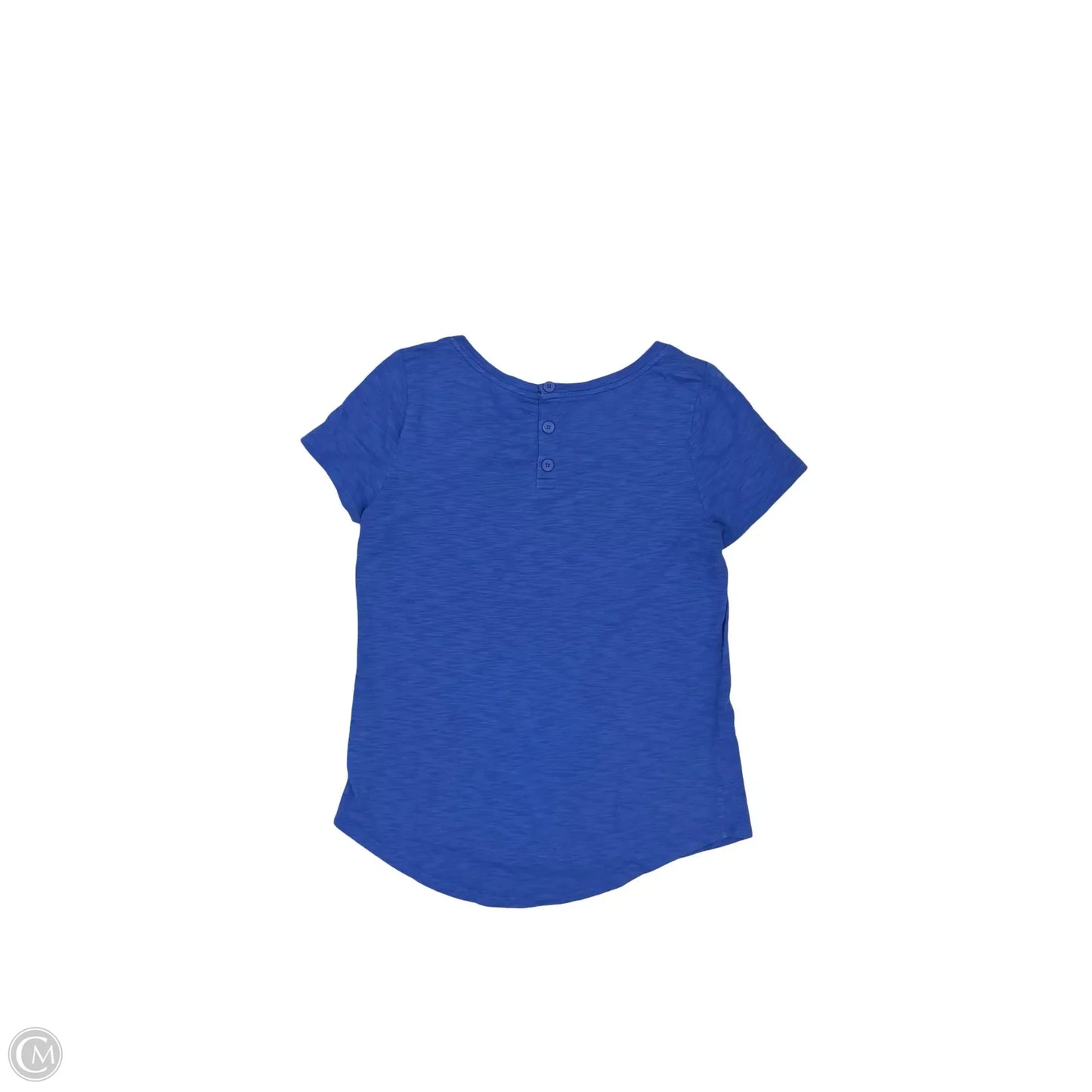Top Short Sleeve By Talbots In Blue, Size: M