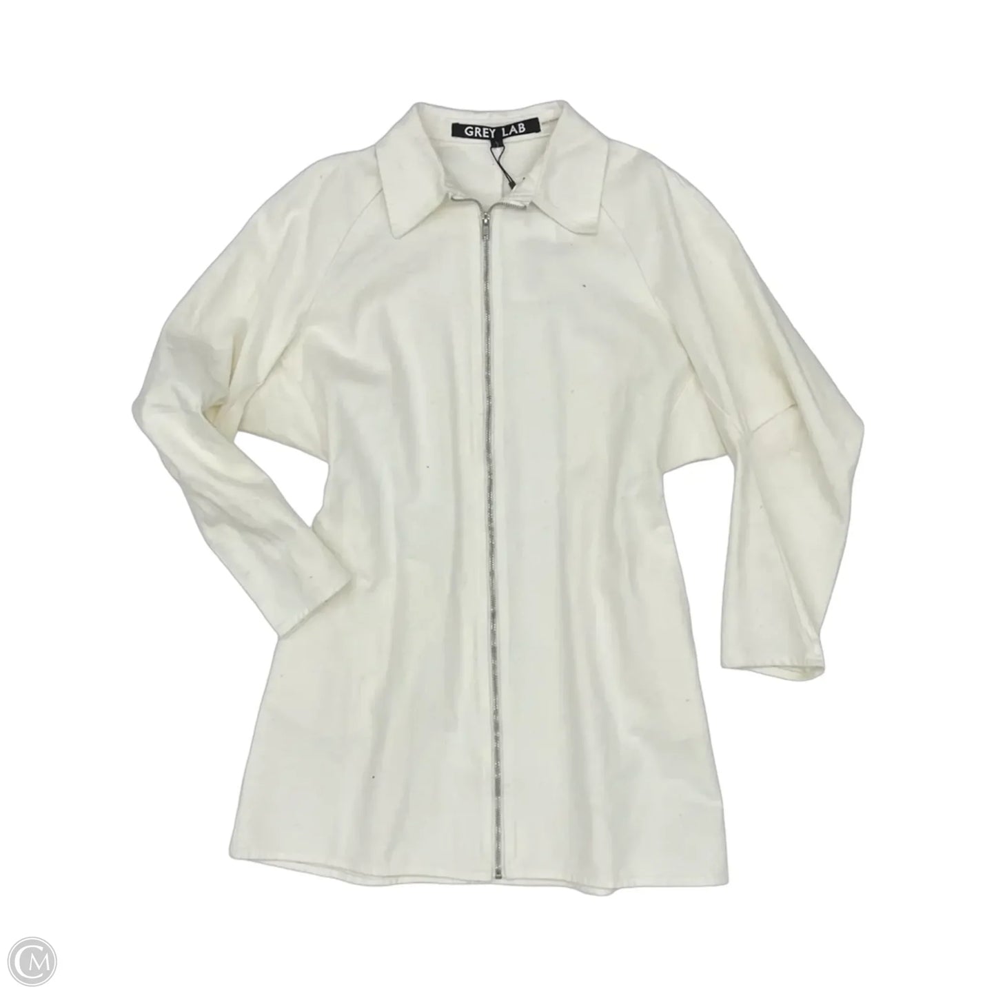 Dress Casual Short By Grey Lab In White Denim, Size: L