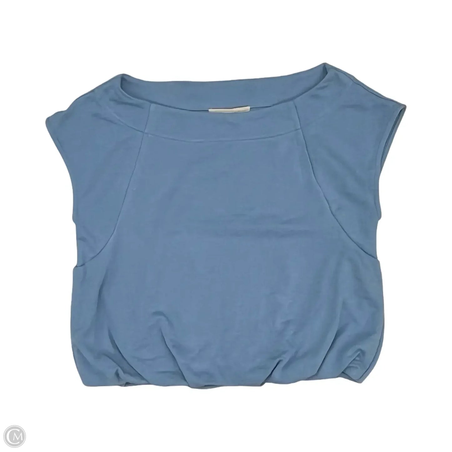 Top Short Sleeve By Loft In Blue, Size: M