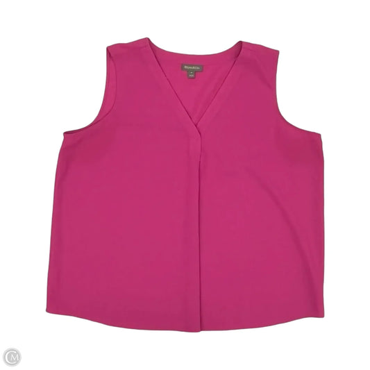 Blouse Sleeveless By Style And Company In Pink, Size: Xl
