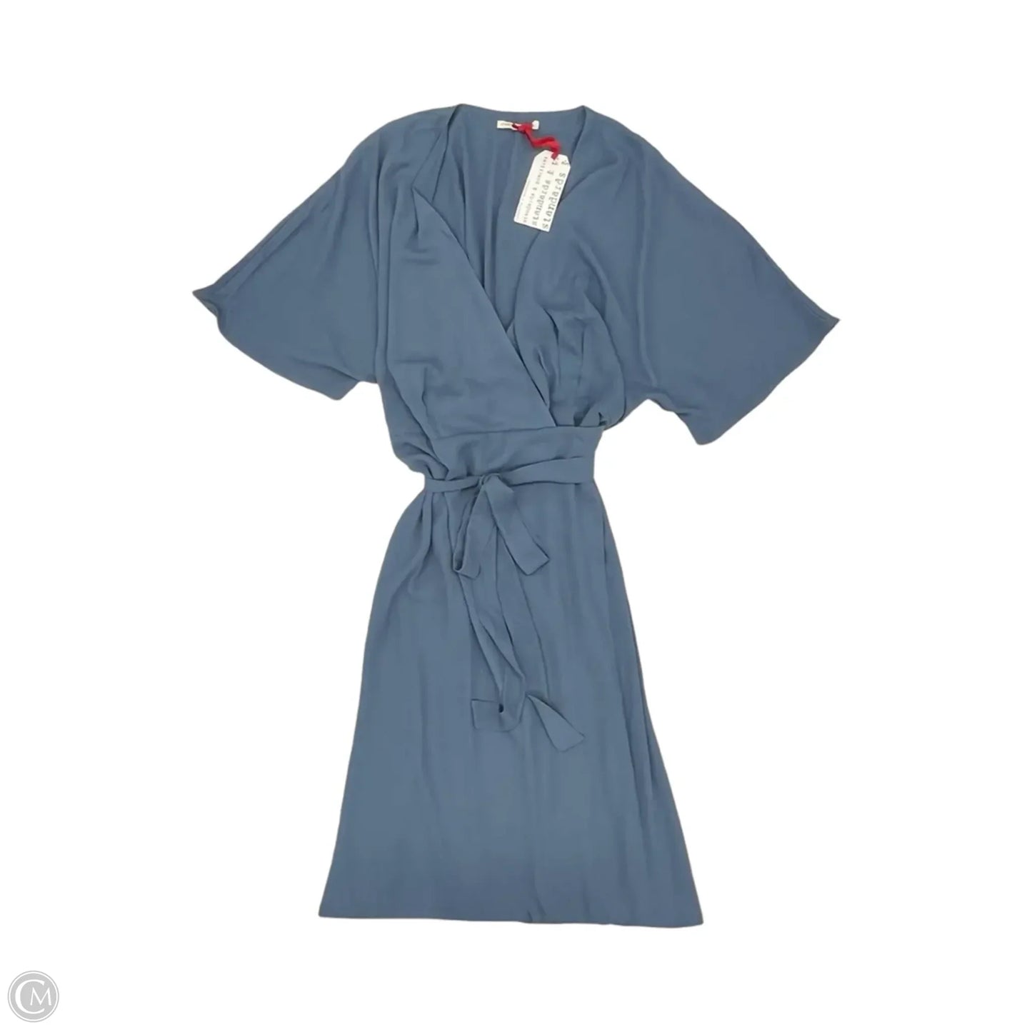 Dress Party Long By Clothes Mentor In Blue, Size: 1x