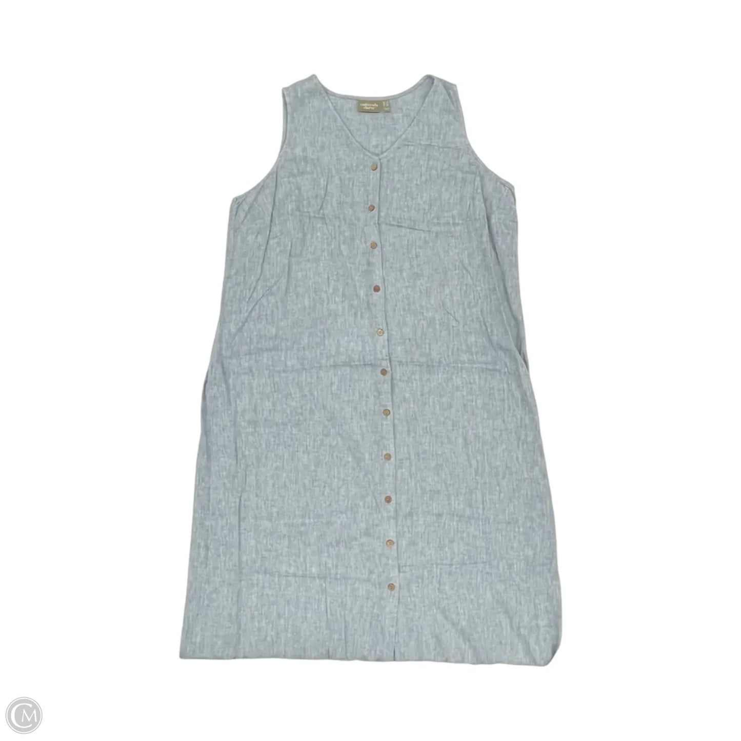 Dress Casual Maxi By D&co. In Blue, Size: 1x