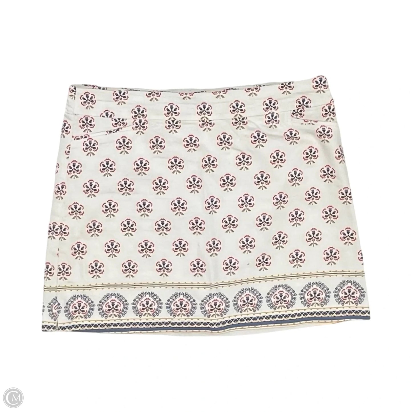 Skort By Croft And Barrow In Blue & Red & White, Size: 16