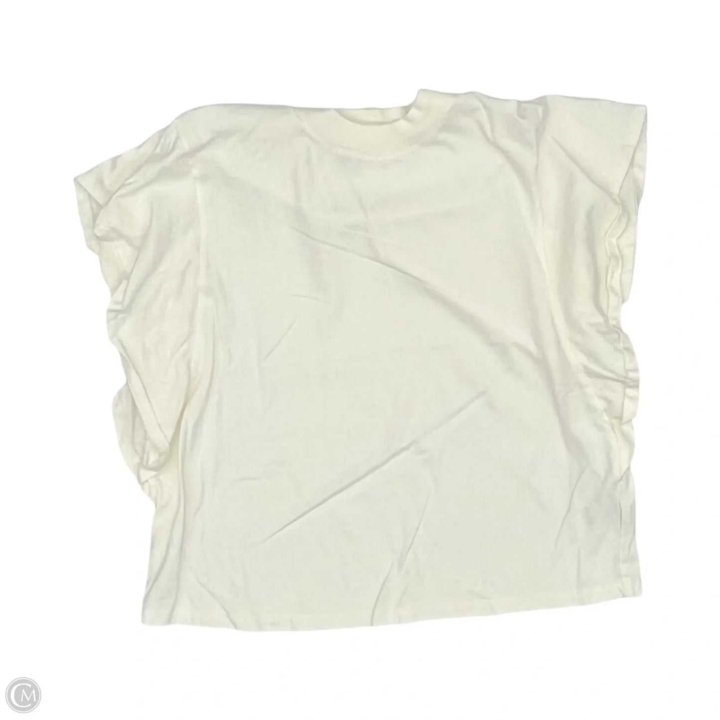 Top Short Sleeve By Madewell In Cream, Size: Xl