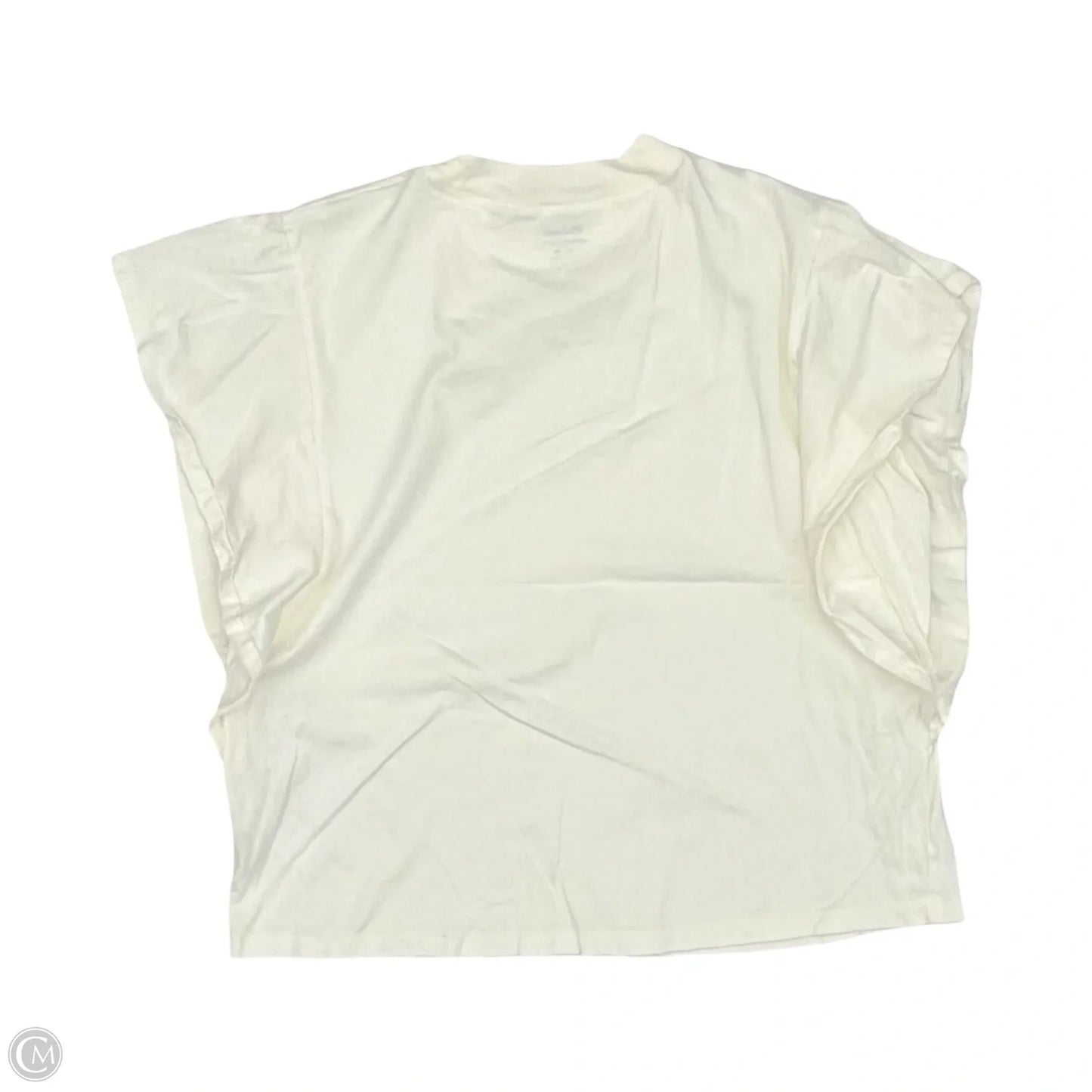 Top Short Sleeve By Madewell In Cream, Size: Xl