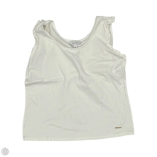 Top Sleeveless By Nine West In White, Size: Xl