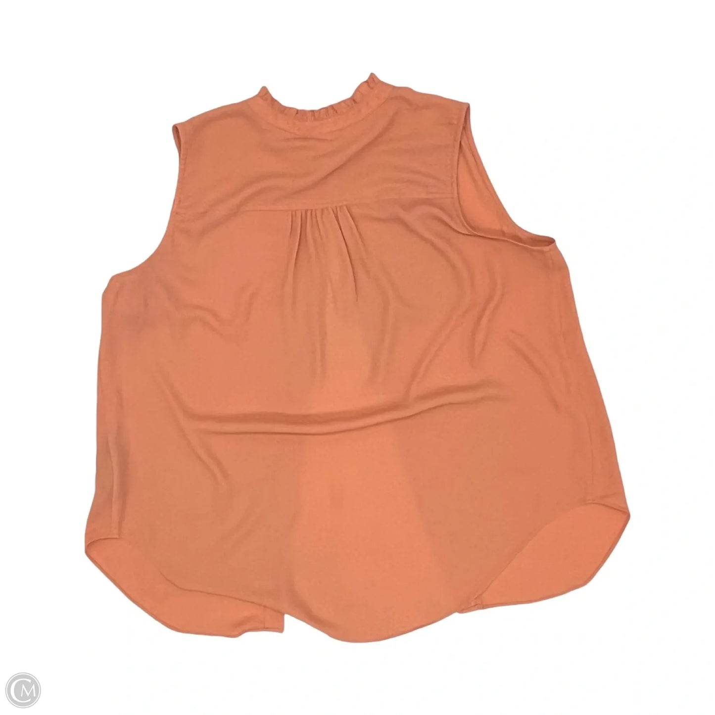 Blouse Sleeveless By Grace In Orange, Size: L