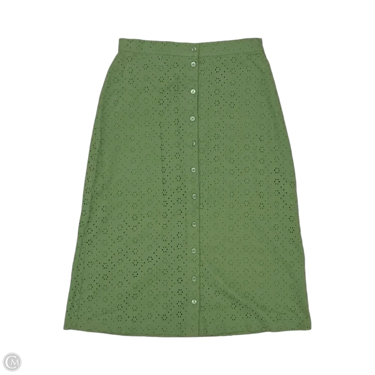 Skirt Midi By Clothes Mentor In Green, Size: S