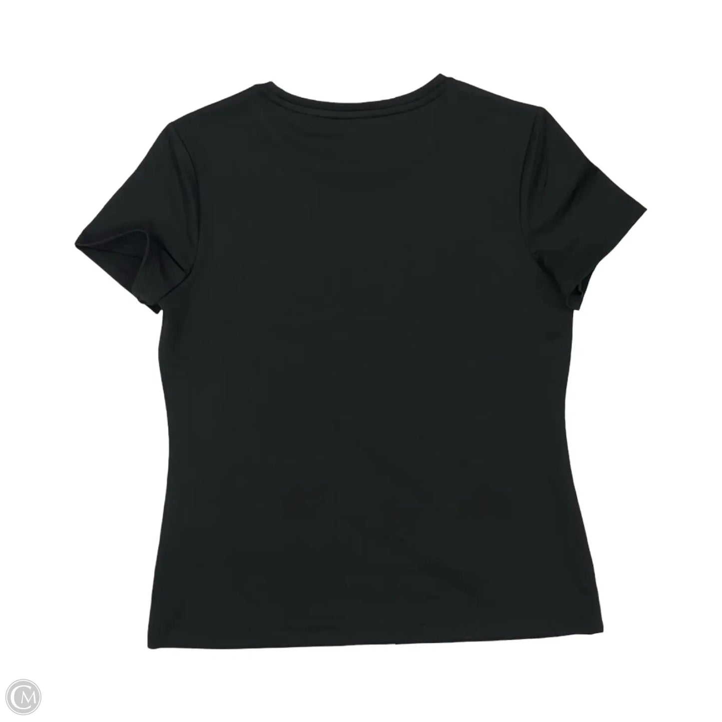 Top Short Sleeve By Time And Tru In Black, Size: L
