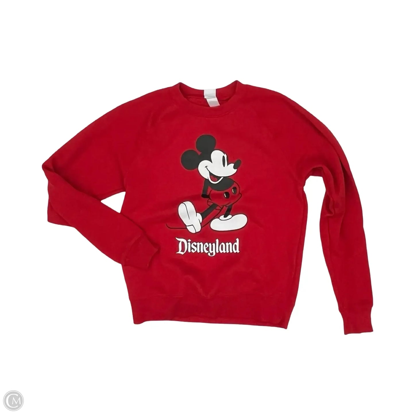 Sweatshirt Crewneck By Disney In Red, Size: S