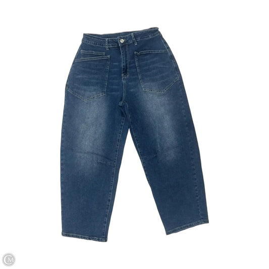 Jeans Wide Leg By Clothes Mentor In Blue Denim, Size: M