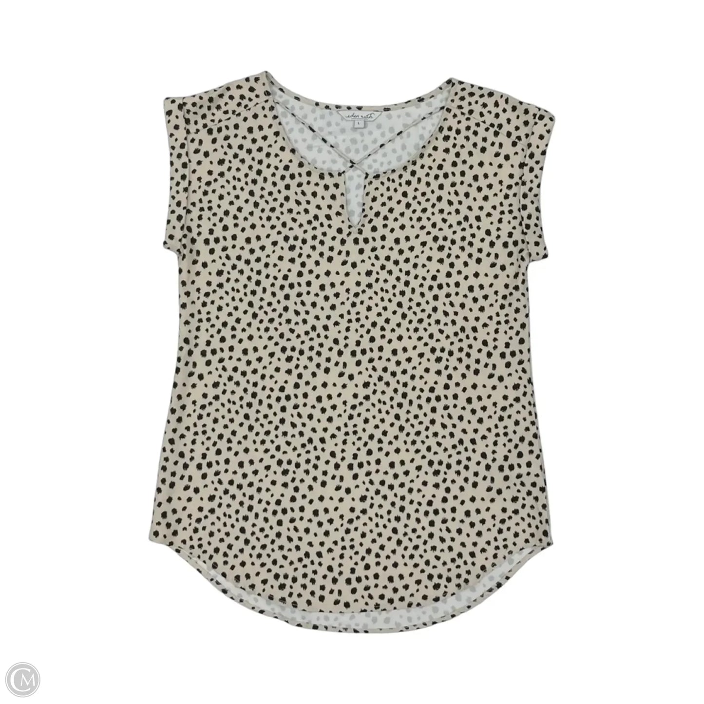 Blouse Sleeveless By Clothes Mentor In Animal Print, Size: L