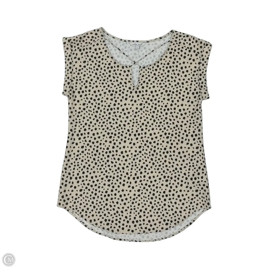 Blouse Sleeveless By Clothes Mentor In Animal Print, Size: L